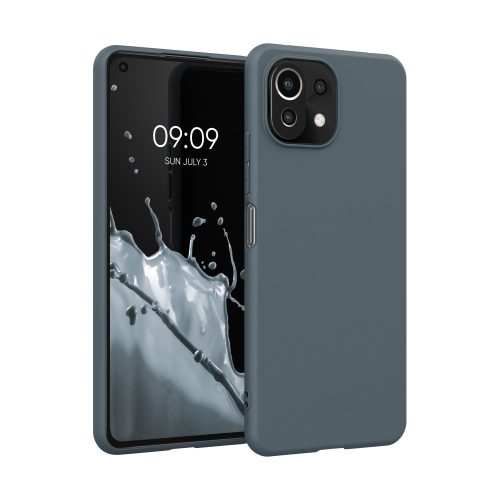 Husa Xiaomi Mi 11 Lite 5G, Silicon, Gri, 54726.202