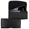Husa Universala telefon XL - 6,8 inch, Piele ecologica, Negru, 55358.4.01