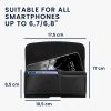 Husa Universala telefon XL - 6,8 inch, Piele ecologica, Negru, 55358.4.01