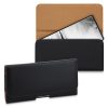 Husa Universala telefon XL - 6,8 inch, Piele ecologica, Negru, 55357.01
