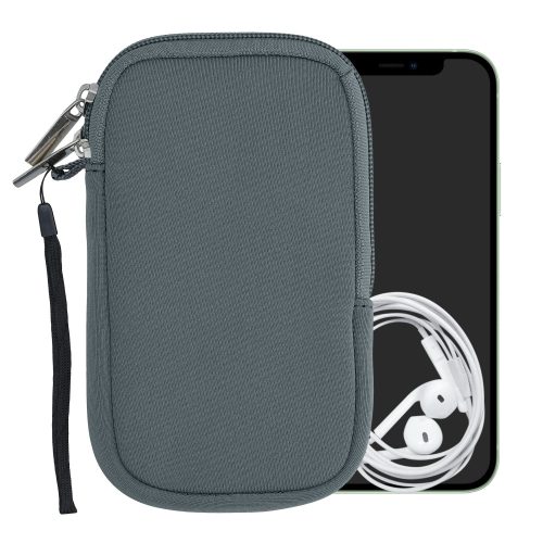 Husa universala telefon, M - 5.5", Neopren, Gri, 46188.2.12