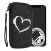 Husa Universala telefon XL - 6,8 inch, Textil, Gri, 49866.4.04