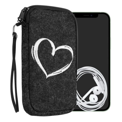 Husa Universala telefon XL - 6,8 inch, Textil, Gri, 49866.4.04