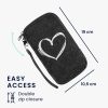 Husa Universala telefon XL - 6,8 inch, Textil, Gri, 49866.4.04
