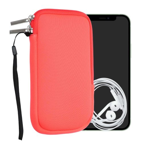 Husa universala telefon, L - 6.5", Neopren, Roz, 46188.3.103