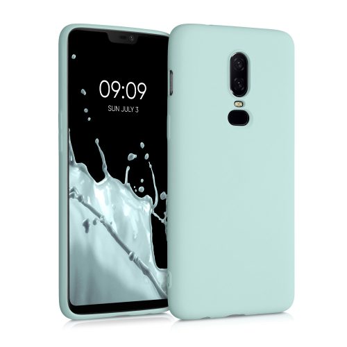 Husa OnePlus 6, Silicon, Verde, 55346.200
