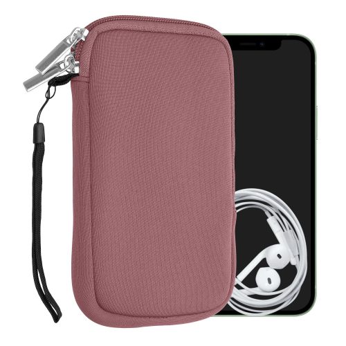 Husa universala telefon, L - 6.5", Neopren, Rose Gold, 46188.3.167