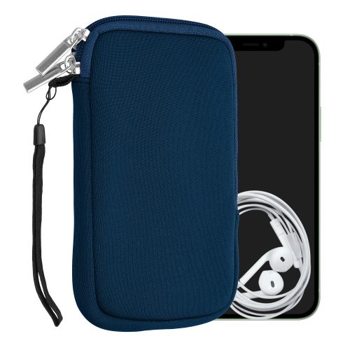 Husa universala telefon, L - 6.5", Neopren, Albastru, 46188.3.116