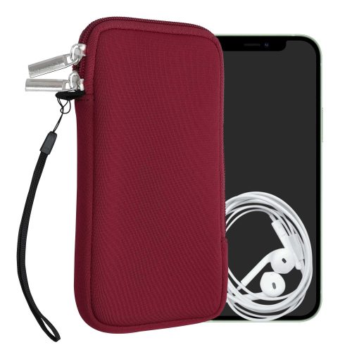 Husa universala telefon, XL - 6.8", Neopren, Rosu, 46188.4.09