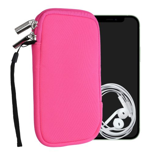 Husa universala telefon, XL - 6.8", Neopren, Roz, 46188.4.77