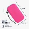 Husa universala telefon, XL - 6.8", Neopren, Roz, 46188.4.77