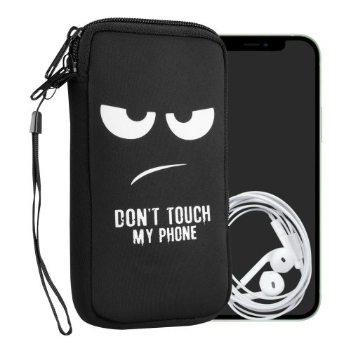 Husa universala telefon, XL - 6.8", Neopren, Negru, 30226.4.01