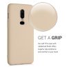 Husa OnePlus 6, Silicon, Crem, 55346.10