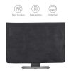 Husa pentru monitor de 27-28 inch, Kwmobile, Negru, Textil, 54393.01
