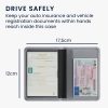 Husa pentru documente auto, Kwmobile, Gri, Neopren, 55381.22
