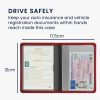 Husa pentru documente auto, Kwmobile, Rosu, Neopren, 55381.09