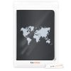 Husa pentru documente auto, Kwmobile, Negru/Alb, Piele ecologica, 53857.05