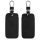 Husa Cheie Auto pentru Renault / Dacia - 4 Butoane - Keyless Go, kwmobile, Piele ecologica, Negru, 48563.01