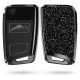 Husa Cheie Auto pentru VW / Skoda / Seat - 3 Butoane, kwmobile, Plastic, Negru, 54420.02