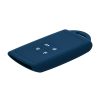 Husa Cheie Auto pentru Renault / Dacia - 4 Butoane - Keyless Go, kwmobile, Silicon, Albastru, 48035.17