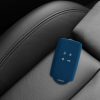 Husa Cheie Auto pentru Renault / Dacia - 4 Butoane - Keyless Go, kwmobile, Silicon, Albastru, 48035.17
