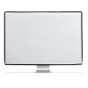 Husa pentru monitor de 24-26 inch, Kwmobile, Alb, Textil, 42629.02