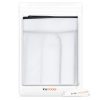 Husa pentru monitor de 24-26 inch, Kwmobile, Alb, Textil, 42629.02