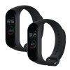 Set 2 Curele pentru Huawei Mi Band 4, kwmobile, Silicon, Negru, 49312.47