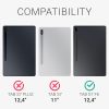 Husa pentru tableta Samsung Galaxy Tab S7 FE, Kwmobile, Negru, Silicon, 55438.01