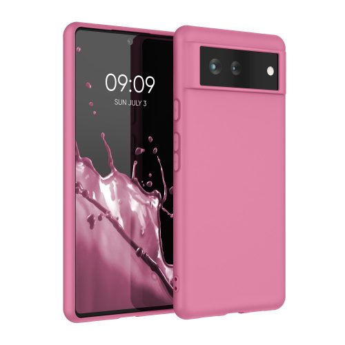 Husa Google Pixel 6, Silicon, Roz, 55434.212