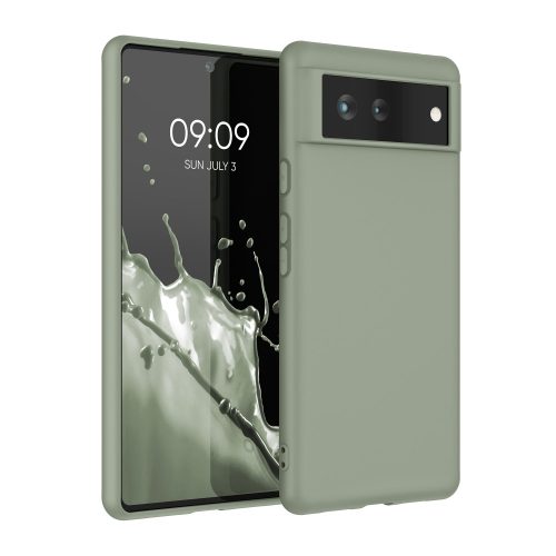 Husa Google Pixel 6, Silicon, Verde, 55434.172