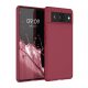 Husa Google Pixel 6, Silicon, Rosu, 55434.209