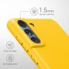 Husa Samsung Galaxy S21 FE, Silicon, Galben, 55484.143