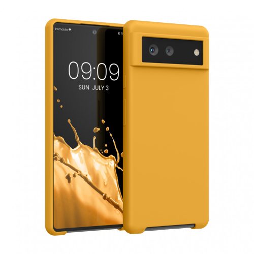 Husa Google Pixel 6, Silicon, Portocaliu, 55480.217