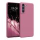 Husa Samsung Galaxy S21 FE, Silicon, Roz, 55484.167