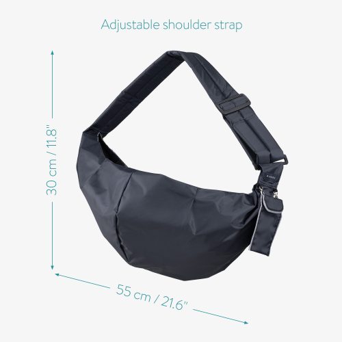 Rucsac de transport pentru animale de companie Navaris, Poliester, Negru, 55577.17