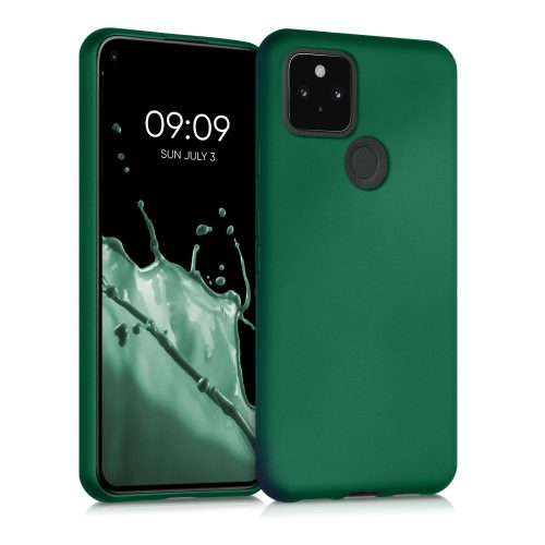 Husa Google Pixel 5, Silicon, Verde, 53565.170