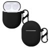 Husa pentru casti Xiaomi Redmi Airdots 3 Pro/Buds 3 Pro, Kwmobile, Negru, Silicon, 55662.01