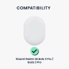 Husa pentru casti Xiaomi Redmi Airdots 3 Pro/Buds 3 Pro, Kwmobile, Negru, Silicon, 55662.01