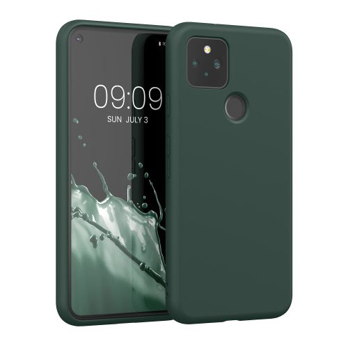 Husa Google Pixel 5, Silicon, Verde, 53778.169