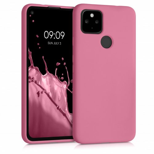 Husa Google Pixel 4a 5G, Silicon, Roz, 53779.212