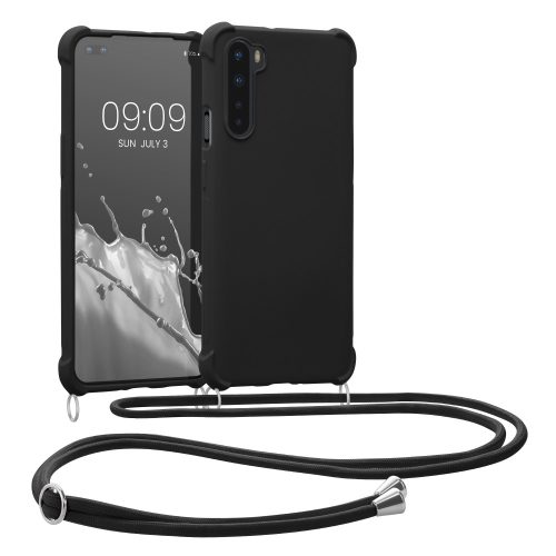 Husa OnePlus Nord, Silicon, Negru, 55677.01