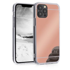 Husa iPhone 12 / iPhone 12 Pro, Silicon, Rose Gold, 55688.41