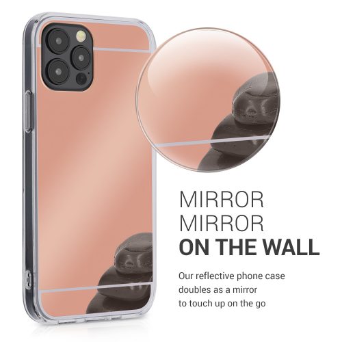 Husa iPhone 12 / iPhone 12 Pro, Silicon, Rose Gold, 55688.41