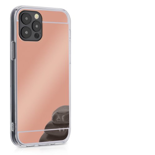 Husa iPhone 12 / iPhone 12 Pro, Silicon, Rose Gold, 55688.41