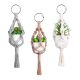 Set 3 Suporturi pentru ghivece Navaris, 26 cm, 3 culori, cu plante artificiale, .55718.01