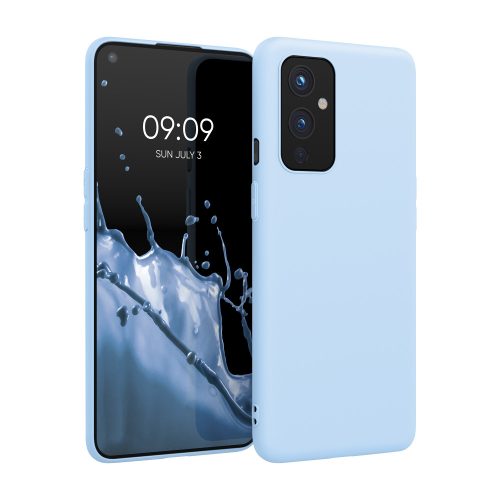 Husa OnePlus 9, Silicon, Albastru, 55726.58
