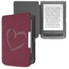 Husa pentru PocketBook Touch Lux 3 / Basic Touch 2 / Basic Lux, Piele ecologica, Violet, kwmobile, 55747.01