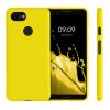 Husa Google Pixel 3, Silicon, Galben, 45967.165