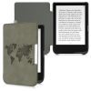 Husa pentru PocketBook Touch Lux 5 / Touch Lux 4 / Touch HD 3, Piele ecologica, Gri, kwmobile, 50228.07